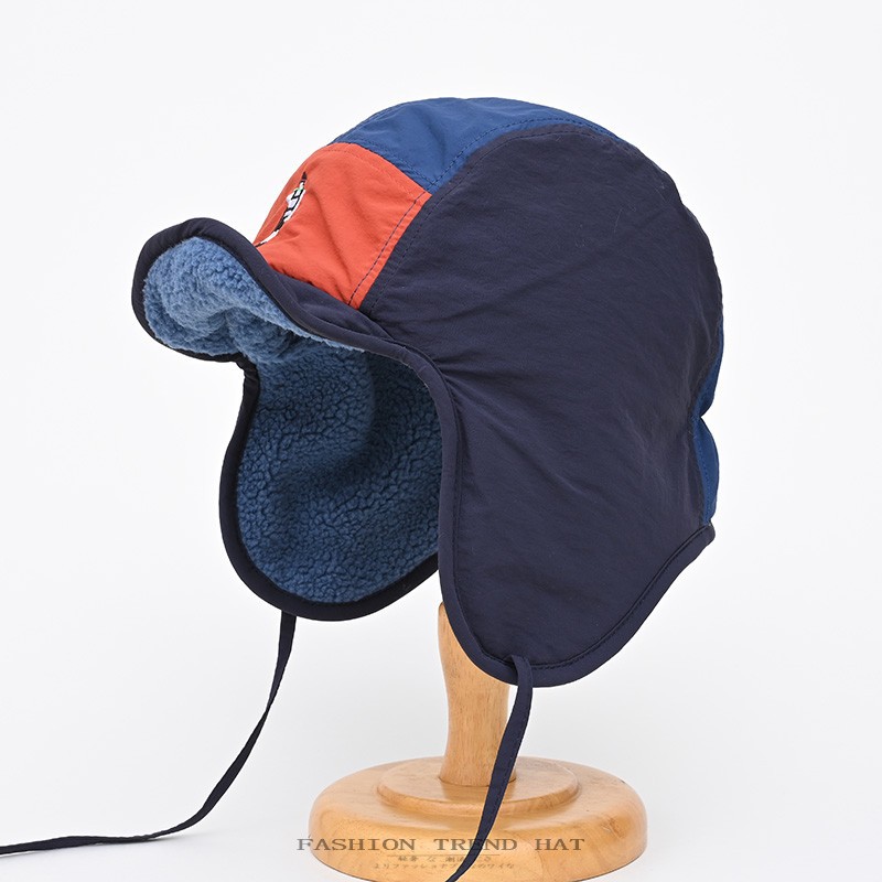 Corduroy Cap 5 Panel - 1pcs Retro Patchwork Bomber Hat 5-Panel