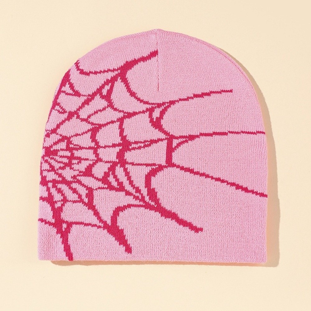 Vintage Soft Spider Web Patter - Beanie Cuffed Knit 评论和价格