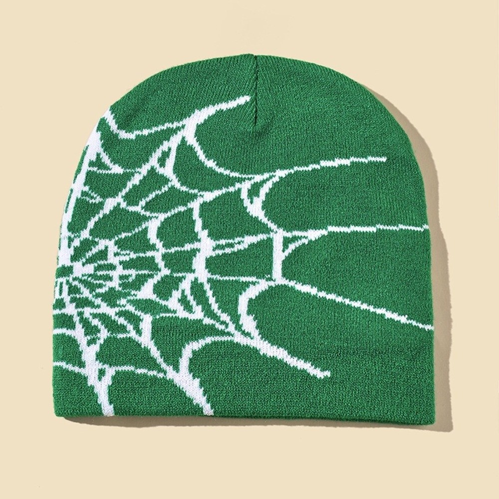 Vintage Soft Spider Web Patter - Beanie Cuffed Knit 评论和价格