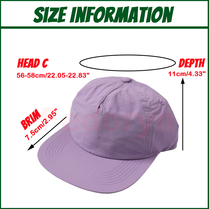 Fedoryn Custom Embroidery Base - Snapback Hat Flat 评论和价格