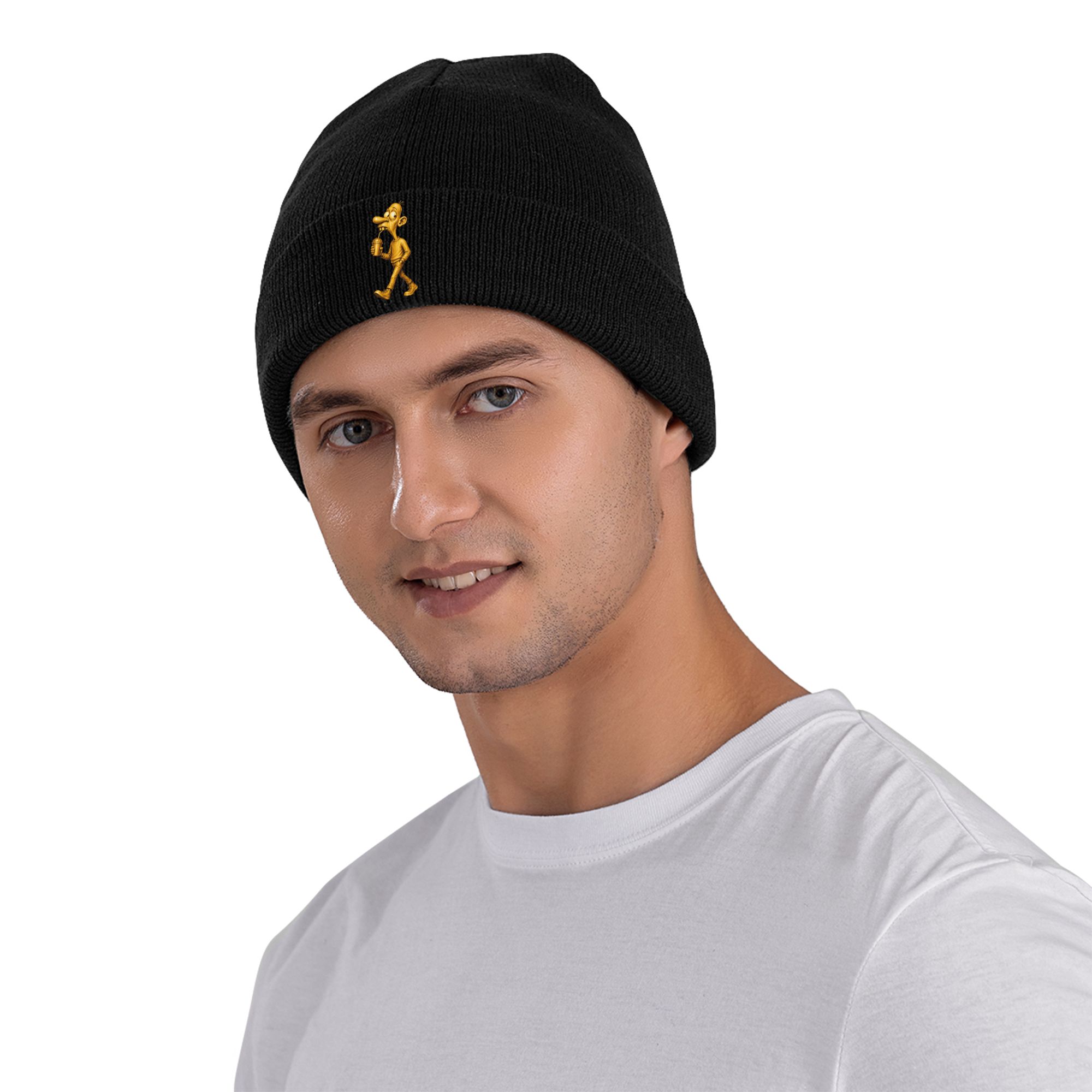 Golden Neegy Meme Funny Intern - Beanie Cuffed Knit 评论和价格