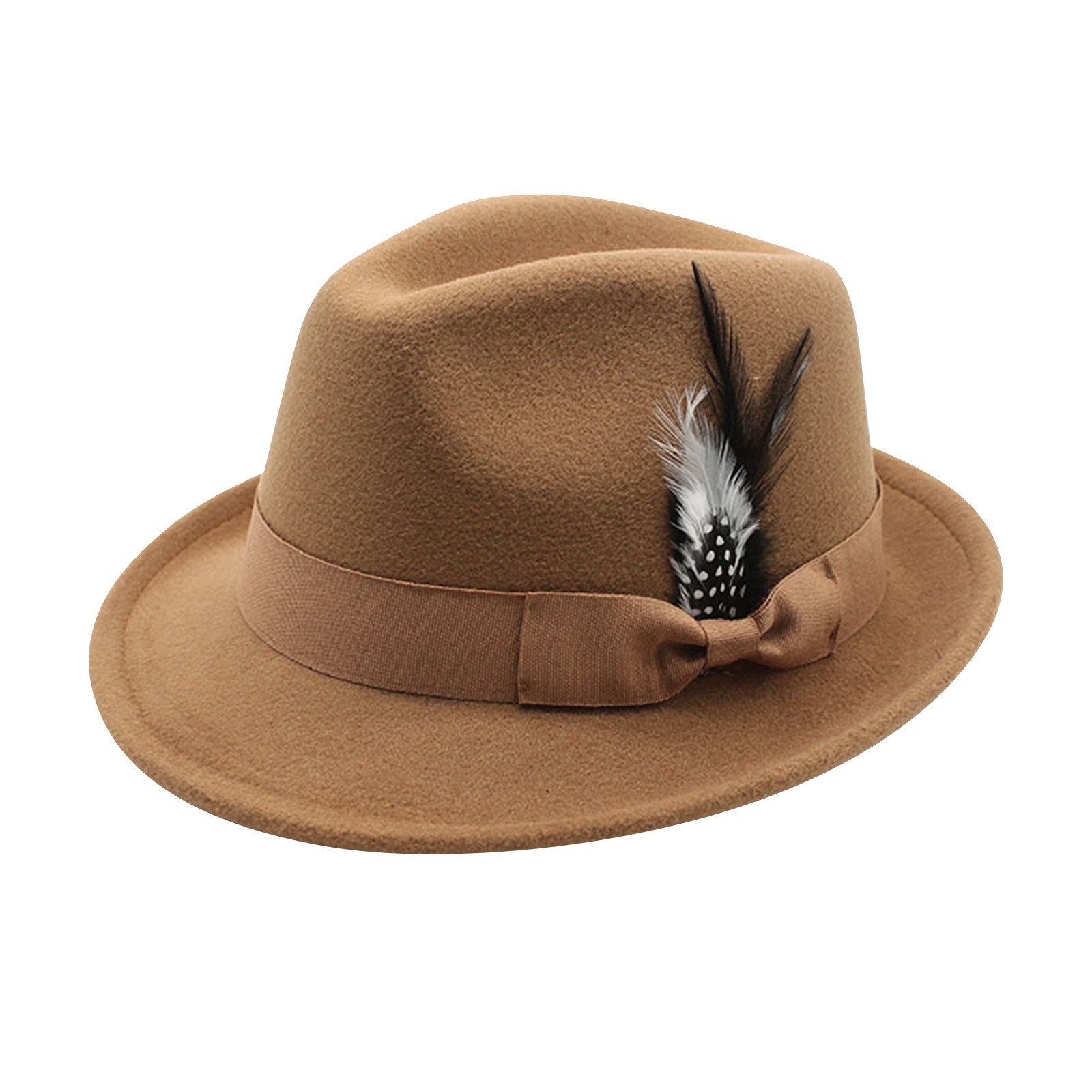 Vintage Fedora Hat Women Men T - Fedora Hat Wool 评论和价格