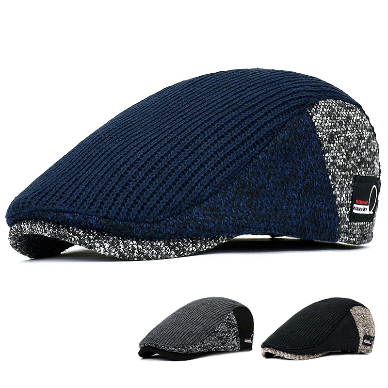 Men Newsboy Hats Thick Autumn  - Dad Hat Cotton 评论和价格