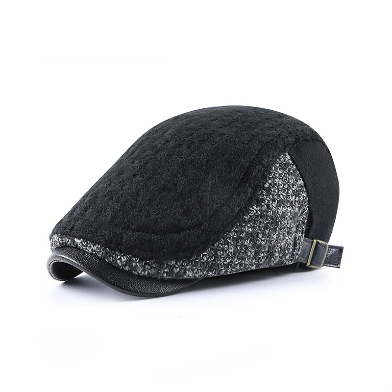 Men Newsboy Hats Thick Autumn  - Dad Hat Cotton 评论和价格