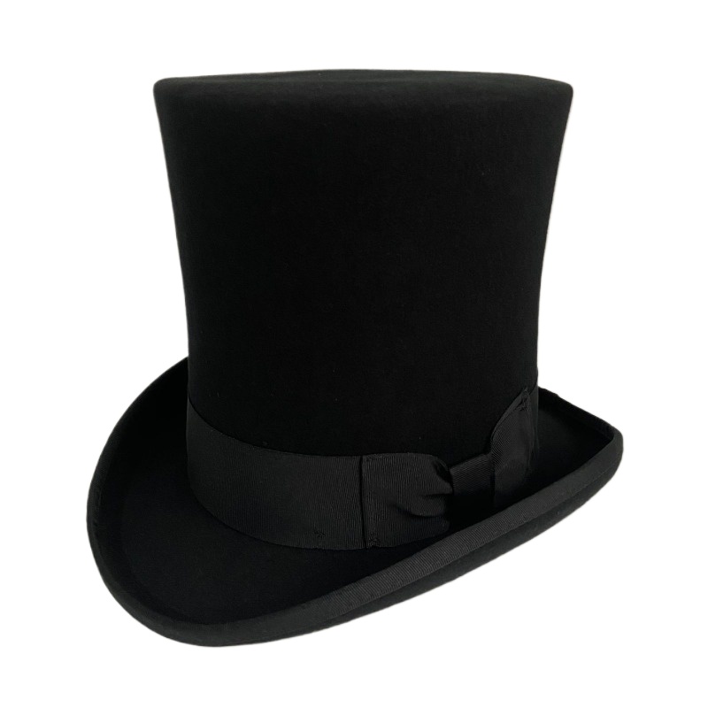 Black Wool Felt Top Hat Men's  - Fedora Hat Wool 评论和价格